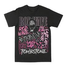 Last Lap Tour Graffiti T-Shirt Men Women Cotton Tees Retro Rapper Streetwear Short Sleeve Men's Clothing Summer Tops - màu đen - Xem 1