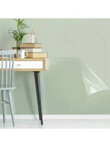 1卷透明墙面保护贴纸，防油防污墙贴，厨房专用塑料防溅墙纸，静电吸附墙面保护膜，家居装饰 - 無色 - 查看 9