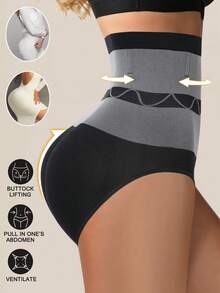 1 Pc Seamless High Waist Shaping Panties Slimming Tummy Control Underwear Waist Trainer Body Shaper Shapewear For Women Underwear Women's Underwear Sheath Flat Belly Woman Lingerie Briefs Butt Lifter