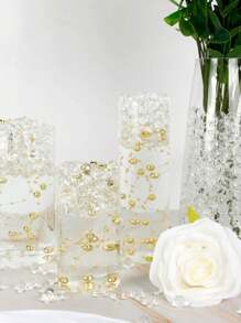 60,000 piezas Perlas de agua de colores, perlas de gel de agua para llenar jarrones, decoración navideña, centro de mesa para bodas, regalo perfecto