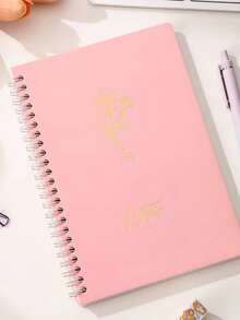 1 Máy tính xách tay bìa PP đơn giản có cuộn dây ngang màu Macaron, thích hợp cho văn phòng phẩm và đồ dùng văn phòng của sinh viên - A5 - Xem 20