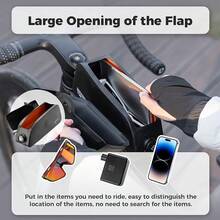 Bolsa para tubo superior de bicicleta de carretera, impermeable al 100%, magnética y ligera para bicicleta de carretera, MTB, gravel y e-bike