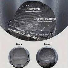 Elegant Woman's Short Layered Brazilian Human Hair Wig With 150% Density Glueless Short Bob Rose Net Cap Human Hair Wigs With Full Machine Made Suitable For Daily Use & Festival - Natural Black - 查看 8