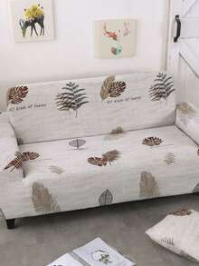 1pc Stretchy Couch Cover, Modern Printed Pattern, Dust & Stain Resistant, Suitable For Home, Classroom, Hotel, 3-Seater, 2-Seater, Sofa Seat Cover - Multicolor - View 3