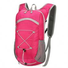 1pc Nylon Outdoor Hiking Backpack, Bicycle Riding Bag, Travel Lightweight Trekking Rucksack, Waterproof Climbing Bag, Unisex Sports Daypack