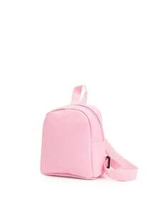 1pc Girl's Adjustable Strap Backpack, Chest Bag, Multicolor Casual Backpack Suitable For Daily Use, Outdoor, Travel, Hiking, School, Great Gift Choice