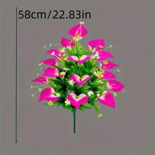 1 Bund mit 18 Köpfen Calla Lilien Künstliche Blumen für Heimdekoration, Wohnzimmer und Garten