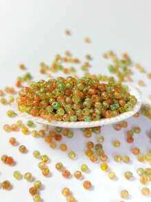 1200 颗玻璃种子珠套件，用于珠宝制作，2 毫米 11/0 优质透明渐变喇叭珠，25 种颜色可选，20 克/包，均匀耐用的散珠，适合 DIY 制作，适用于手链、编织首饰、刺绣、项链、耳环、戒指 - 送给家人和朋友的绝佳礼物 - 1200 20 公克 2mm 超優透明暈染米珠 - 查看 29