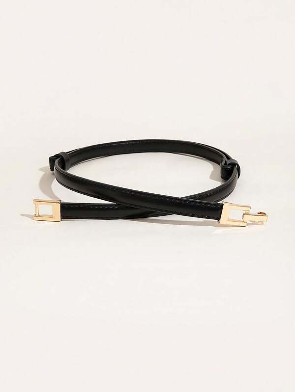 1pc Fashion Minimalist Elastic Adjustable Pin Buckle Waist Belt