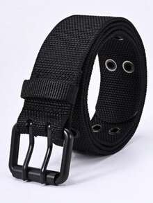 新款男士透气尼龙面料腰带，户外运动腰带，针扣裤带，休闲、商务、男友、丈夫、父亲、男士礼物，日常穿着，时尚，青少年，户外，度假，运动，旅行，街头，波西米亚风，复古秋季，万圣节秋冬配饰，适合青少年、青年、男士，休闲，户外，运动，度假，毕业礼物，生日礼物，日常穿着 - 多色 - 查看 5