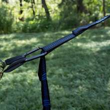 2/4Pcs Hammock Straps Special Reinforced Polyester Straps 5 Ring High Load-Bearing Barbed Black Outdoor Camping Hammock Straps