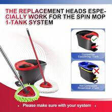 7 Pack Reusable Microfiber Mop Pads Compatible With OCedar EasyWring Triangle Mop3 Elastic Mop Head 2 White Mop Replacement One Scrub Brush One Base For Deep Clean Hine Washable Mop Refills