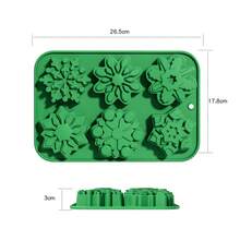 Christmas Tree Silicone Mold - MoldFun Xmas Tree Pan Silicone Mold For Mousse Cake Muffin Baking, Ice Cube, Jello, Chocolate, Soap, Lotion Bar, Bath Bomb, Candle - Green - View 10