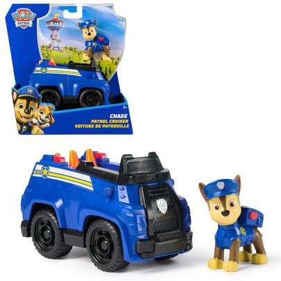 Spin Master Vehículo de patrulla de Chase, coche de juguete con figura coleccionable, juguete para niños, adecuado para niños y niñas de 3 años en adelante