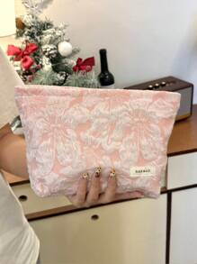 1 peça Bolsa de cosméticos dobrável multifuncional com estampa de férias Y2K, bolsa organizadora de viagem para ferramentas de maquiagem, cosméticos, protetor labial, protetor solar, creme para as mãos, fones de ouvido, moedas, artigos de papelaria, presente de volta às aulas, bolsa de maquiagem fofa, para uso diário, essencial para viagens, essencial para cruzeiros, essencial para dormitórios, presente de aniversário para melhor amiga, presente para madrinha de casamento, presente para mãe, presente para professor, itens essenciais para viagens, férias de verão, bolsa escolar para viagem, bolsa de maquiagem para mulheres, bolsa de maquiagem para viagem