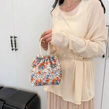 New Fashionable Cute Cartoon Waterproof Cloth Handbag, Sweet Elegant Tote Bag For Women