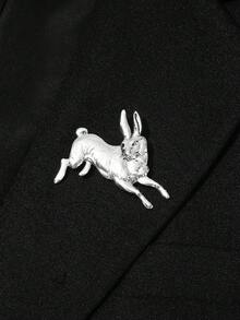 1 件时尚复古动物设计胸针，适合男士和女士，日常装饰或礼物