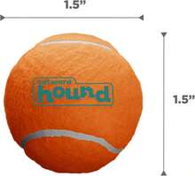 Outward Hound Squeaker Ballz Fetch Dog Toy, Medium - 4 Pack - 超小號(4 件裝) - 查看 6