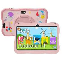 Kinder 17,8 cm Tablet Computer, Kinder Tablet Computer mit WLAN 2GB RAM, 16GB ROM, Dual-Kameras, Elternkontrolle, vorinstallierte JPA für Kindererziehung, Spiele, Tablet und Geschenke für die Kinderbetreuung, Kindergeschenke für Geburtstagsfeiern, Geschenke, perfekt als Schulgeschenke, Geschenke