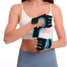 Non-Slip Gym Gloves For Men And Women - 黑色 - 查看 3