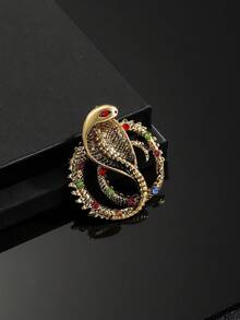 1 件时尚复古动物设计胸针，适合男士和女士，日常装饰或礼物