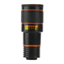 1pc Telephoto Cell Phone Camera Lens 12X Telescopic Lens, Universal Clip On Telescopic Focusing Cell Phone Camera Lens For Mobile Phone Tablet, Cell Phone Fisheye Lens Eye Cup Features: 1. Made Of High Quality Materials, Magnification 12X. 2. Clear Lens Group, High Penetration And Wear Resistance, Multi-Layer Coating Technology