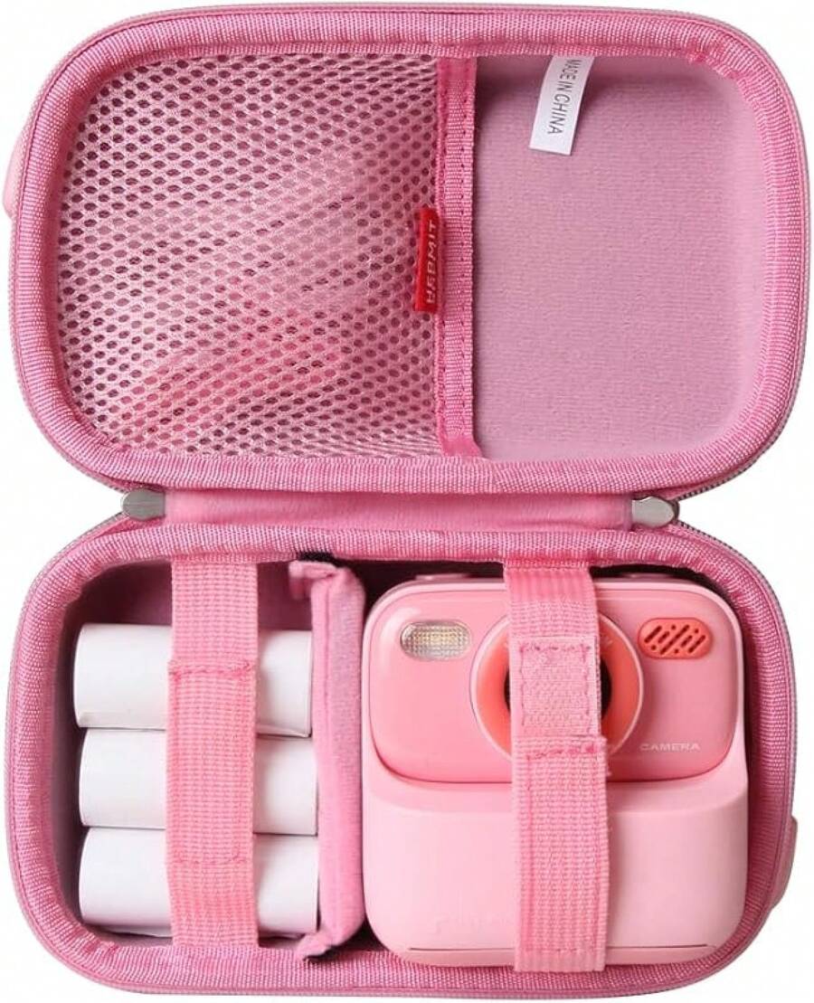 Hermitshell Hard Travel Cimizi/ESOXOFFORE/Mgaolo/BOFIDAR/LETSHAHA/MindPal Upgrade Kids Camera Instant Print (Only) (Blue) - Pink - View 1