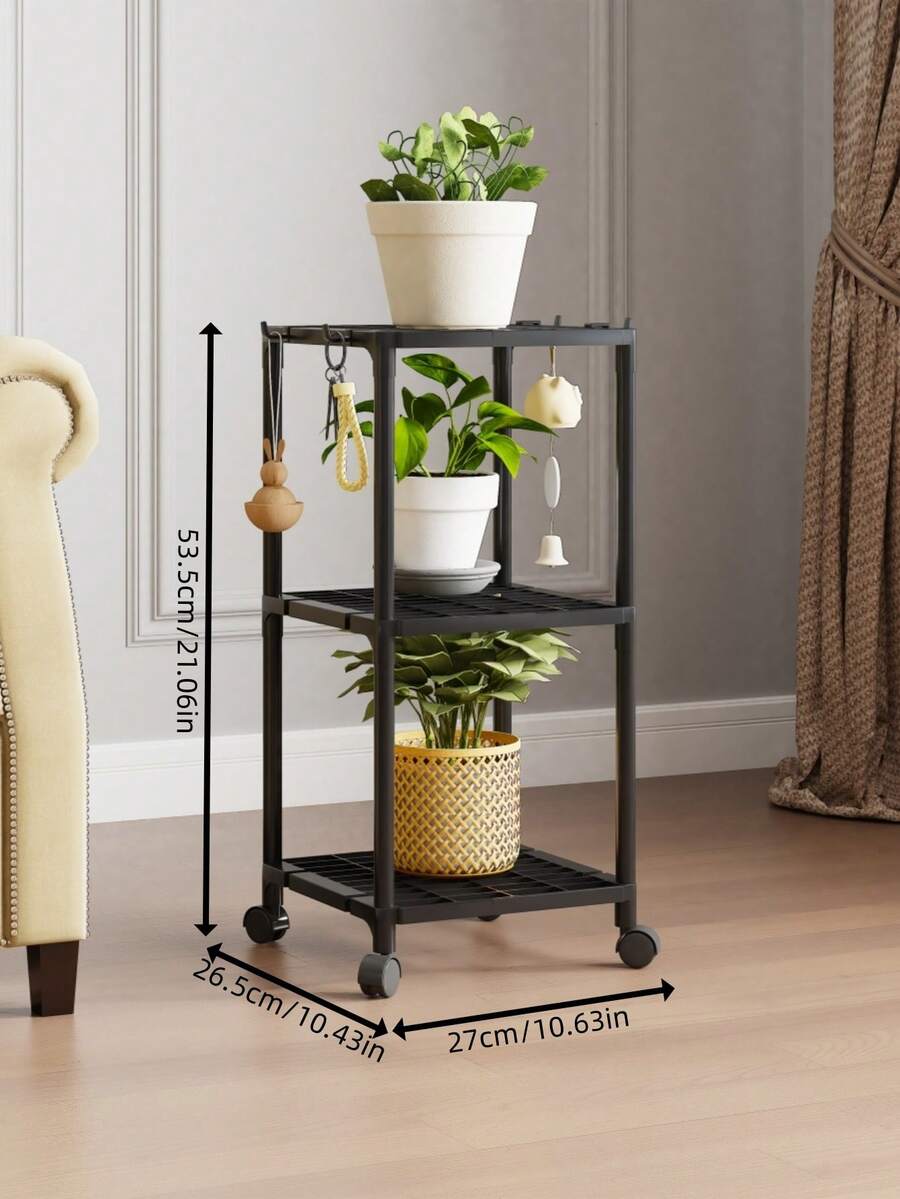 1 kệ hoa lăn 3-9 tầng, giá đỡ cây đứng đa năng cho phòng khách, ban công, sân vườn, trang trí nhà cửa - Phong cách mùa xuân - Nhiều màu - Xem 1
