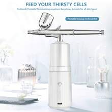 Oxygen Injection Meter, Handheld Home High-Pressure Nano Hydration Essence Import Beauty Instrument, Ultrasonic Atomization Oxygen Injector, Facial Cleansing And Moisturizing Humidifier, Home Facial Hydrator, Summer Whole-Body Hydrating Instrument