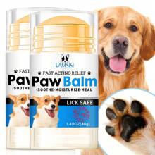 2 pièces de crème pour les coussinets de pattes de chat et de chien. Hydrate la peau sèche. Convient pour les chiens. Bâton de soin hydratant pour animaux de compagnie. Crème pour le soin des truffe de chien
