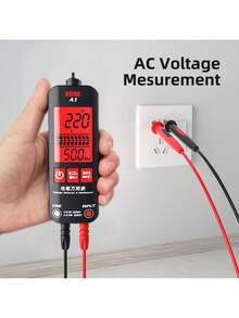 Smart Digital Voltage Tester Pen – Non-Contact Autosensing Detector (6V-1000V) With LCD Display & Sound Alarm, Portable Multimeter For Home, Industrial Electricians (IP54 Dust/Waterproof, GCC Certified) - Black - View 6