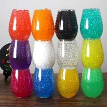 10000pcs Water Jelly Bead Filler - For Floating Candle Making, Wedding Party, Home Decor Plants And Crafts Beads (Swell When Absorbing Water)