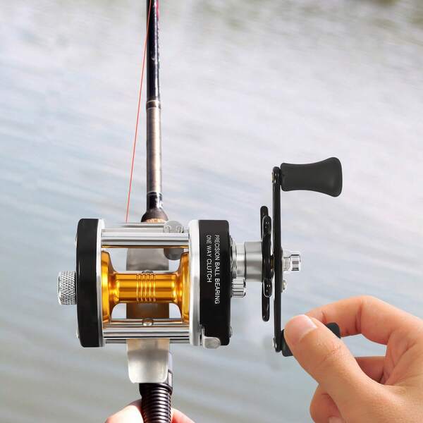 Conventional Reel Round Baitcasting Reel For Catfish Baitcasting Fishing Reel AU