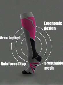 Calcetines de compresión de cobre Wellow 15-15 Mmhg para mujeres y hombres, altos hasta la rodilla, apropiados para embarazadas, enfermeras, embarazo, maternidad, médico, lindos, deportes, dorado, adecuados para ciclismo y adultos, que ayudan a la circulación y son largos para mujeres