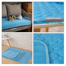 APPKER Large Rectangular Polyester Cooling Mat For Dogs And Cats In Summer - Absorbent Surface, Lightweight & Portable - Suitable For All Sizes, Cool & Comfortable Sleep Aid, Durable Pet Bed - Multicolor - View 10
