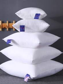 1pc White Pillow Insert, Soft & Fluffy Throw Pillow Filler For Sofa, Bed, Bedroom, Travel Home Decor