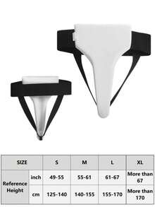 男女成人和青少年运动护裆，运动护具，适用于 MMA 拳击泰拳跆拳道武术训练陪练减震腹股沟保护杯