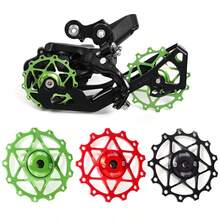 CHOOEE Ceramic Rear Derailleur Pulley For Shimano/SRAM – 13T/15T Bike Jockey Wheel, Smooth MTB & Road Cycling Accessory