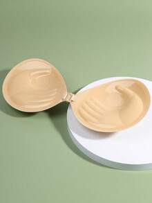 Hidden Strapless Sticky Bra Sexy Silicone Breast Stickers For Women Gathered Up Wedding Dress Suspenders Dress Special For Small Chest Flat Chest Thickened Big Palm Cup Nipple Stickers Invisible Breast Pads - Multicolor - View 10