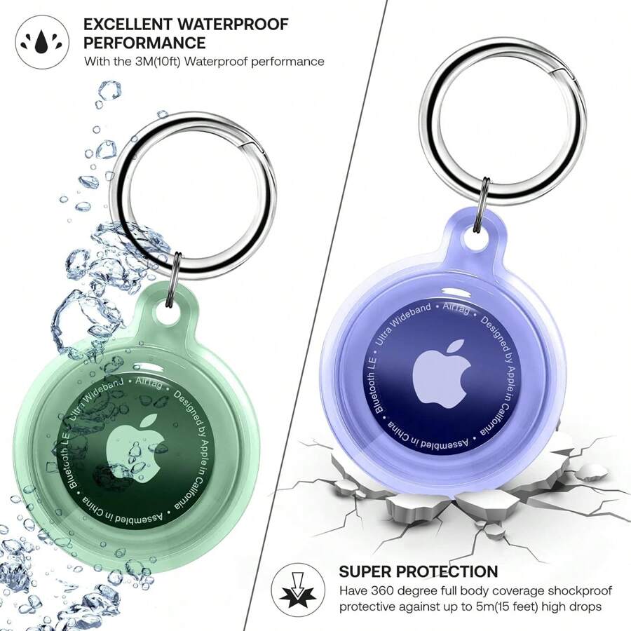 TPU Full Waterproof Tracking Anti-Lost Device Airtag Protective Case