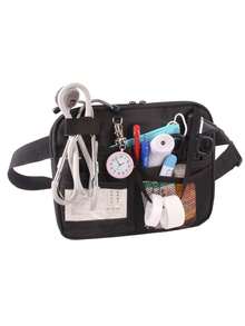 1pc Nurse Fanny Pack With Medical Gear Pockets, Nurse Waist Pouch Nurse Tool Belt With Tape Holder For Stethoscopes, Bandage Scissors And Other Medical Supplies - Multicolor - View 11
