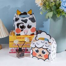 8 Stücke/16 Stücke/24 Stücke Bauernhof-Tier Party Geschenkboxen, Landhausstil Party Süßigkeiten Geschenkboxen für Geburtstagsparty Dekorationen, 8 Valentinstag Designs