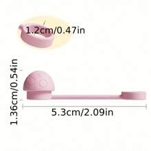 6pcs Silicone Straw Lids, Fit For 30/40oz Glass Cups & Thermoses, Dust-Proof & Easy Clean