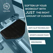 Recumbent Bike Seat Cushion - Anti-Slip Extra-Wide Seat Pad For Desk And Exercise Bikes - Gel Cushion For Comfort - Multicolor - View 6