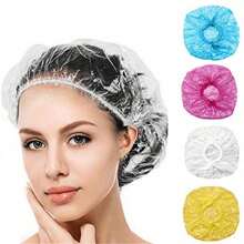 100pcs Multi-Functional Dust Cap, Elastic Band Perm Cap, Shower Cap, Hair Coloring Cap