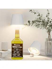 1 件酒瓶 LED 灯 - 便携式可调光台灯，将空间从浪漫餐厅转变为舒适的卧室，适用于户外、酒吧、派对和晚餐 - 無極光 - 查看 13