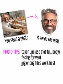 12Pcs Personalized Face Straws - Custom Cut-Out Photos Faces, Complete With Straws And Fixings For You To Attach - Fun For Hen, Stag Do, Birthday, Multi-Functional, Ornamental, Anti-Mold, Reusable, Easy To Clean, Adorable - Multicolor - View 8