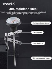 choxila 1 件 350ml/600ml 304 不锈钢带盖手冲咖啡壶，咖啡壶滴滤咖啡制作工具学校用品返校 - 黑色 - 查看 11