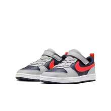 Nike COURT BOROUGH LOW RECRAFT (PS) Zapatillas de deporte para adolescentes de moda casual, versátiles y cómodas - Rojo grisáceo - Ver 3