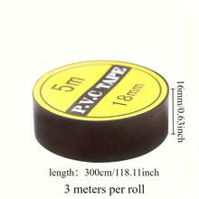 10 rolek czarnej taśmy elektrycznej - odpornej na ciepło, wodoodpornej i ognioodpornej, o mocnym kleju do okablowania wewnątrz i na zewnątrz, projektów DIY i zastosowań profesjonalnych